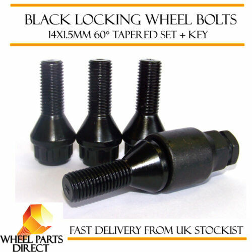 Black locking wheel - black, bolts