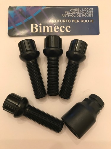 Alloy wheel locking - locking, bolts