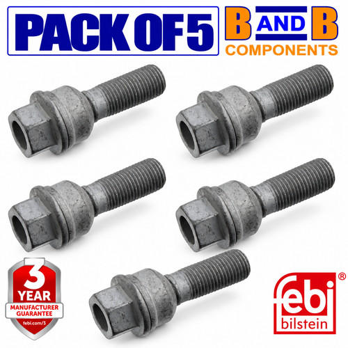 Febi 103934 wheel bolts - 5x,