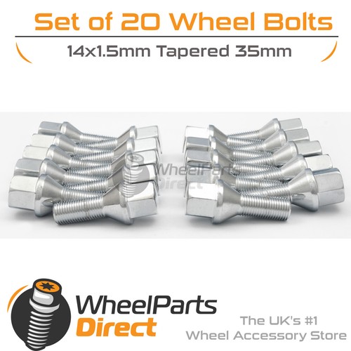 Alloy wheel bolts 14x1 - wheel, 14x1.5